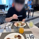 노보텔 스위트 마닐라 앳 아쿠아 호텔 : 조식 수영장 라운지 후기