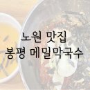 노원 맛집 봉평메밀 막국수 후기
