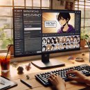 웹툰 캐릭터 제작하기 이미지