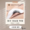 대구속눈썹펌/연장 학원 제대로 배우고 고수익 도전