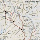 시궁산 삼봉산 등산지도(경기 용인) 이미지