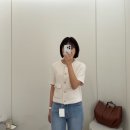 UMER 유메르 도산 쇼룸 베누아 트위드 하프재킷, EVE 이브데님, 솔리드 니트탑 피팅후기