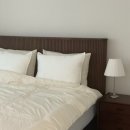 에이(A)호텔 | 실제후기) 룸에이 room a 호두나무 원목 템바보드 호텔침대프레임 &#34; 몰리월넛 &#34; 협탁없이 맞춤 주문제작!