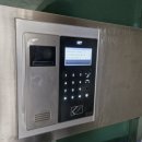 현대홈타운아파트 정문 앞 | 부산 인터폰 거제홈타운2차 비디오폰 HAS-R1041B 교체