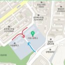 서원중학교와 서원고등학교 사이 도로 이미지