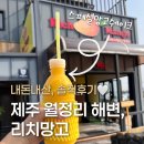 리치망고월정점 | 제주 월정리 맛집 | 리치망고 스페셜 망고쉐이크(내돈내산 솔직후기)