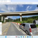 문중 산 중간에 고가도로?...하양허씨 문중 반발||아래의 문제의 연결 다리가 있음 이미지