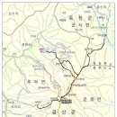 서대산 등산지도-우리나라100대명산 등산지도 (충청권) 이미지