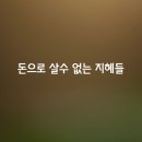 돈으로 살수 없는 삶의 지혜들 이미지