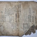 조선의 유민, 그리고 정씨문중의 족보 이미지
