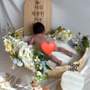 뉴본 30일 셀프촬영 나나베베 소품대여 블루릴리