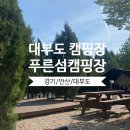 대부도 캠핑장 추천 , 펜션까지 같이 운영하는 푸른섬캠핑장