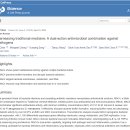 Re: 항생제 내성균(AMR) 치료에서 천연물과 한약재(TCM)의 대안 역할 이미지