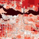 밴쿠버에서 고소득층이 사는 곳 이미지