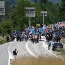 Lyon-Turin : les opposants à la ligne ferroviaire grande vitesse manifesten 이미지