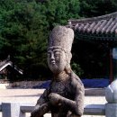 평창 월정사 석조보살좌상 이미지