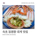 동해안 | 속초 동명항 대게 맛집 현지인이 추천하는 동해안 대게찜 후기