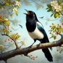 까치 이미지