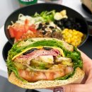 필그린타워 | 신중동역 카페 달리는커피 샐러드 샌드위치 후기