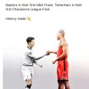 레너드 x 손흥민, 토론토 x 토트넘 이미지