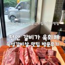 [천안] 차암동 맛집 갈비가육회해 방문 후기