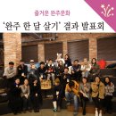 봉동경로당 | &#39;완주 한달살기&#39; 결과 발표회