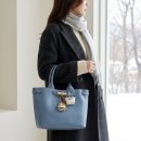 (주)인트인 | 강민경 픽 롱샴 르 스마트 탑 핸들백 슬레이트 직장인 출근룩 코디 후기