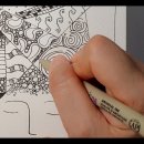 마음을 비우는 그림 젠탱글 4- 망상 [Art Therapy -Zentangle] 이미지