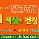 피의 색상과 건강 상태 확인하기 이미지