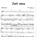 James Ingram / Just once 악보 이미지
