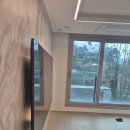 삼성환경㈜ | 포항 힐스테이트 환호공원 1블록 75인치 삼성TV 무타공 시공 후기