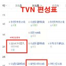 TVN 편성표. CH3 이미지