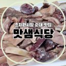 맛샘순대 | 조치원시장 순대 맛집 발견｜우연히 들어간 ‘맛샘식당’ 모듬접시 후기🍖