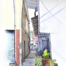 일상을 담은 어반스케치 이미지