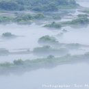 소양강의 아침 풍경 이미지