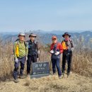 속리산둘레길 보은4구간(금단산신선길) 2023.3.28 이미지