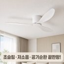 11650-17-132-3 | 아파트 실링팬 추천! 에어블로우 C2 132cm 화이트로 완성한 저소음 감성 거실 인테리어