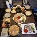 부자마트 | 강릉 전집 15년 노포 감성주막 부자아줌마 삼합 후기