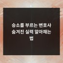 승소빌딩 | 승소를 부르는 변호사, 숨겨진 실력 알아채는 법