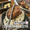 갈비순삭 | 파주 금촌맛집 엄마네돼지갈비 솔직후기