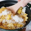 초당옥수수밥 요리 먹는법 인덕션 스타우브 냄비밥 맛있게 하는 법 이미지