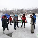 Ice diving(얼음밑) 줄 신호법 이미지