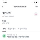 알뜰폰 10원짜리 ㄹㅇ 6개월만 10원어치 써도되나 이미지