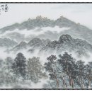 행복을 그리는 한국화 이미지