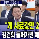 "김건희법 아시나요?"... 개 사료 값만 2700억.."이 개들 어떻게 하실건가요?" 이미지