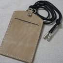 가죽공예 목걸이 카드집 만들기 이미지