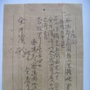 소작증(小作證), 지주(地主) 김태문과 소작인(小作人) 김두한이 약정한 증서 (1925년) 이미지