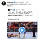 [WWE] 메인 로스터 콜업되서 드디어 첫 싱글 챔피언을 따낸 여성 레슬러 이미지