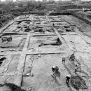 안후이 쑤이시 고고학 발굴 전국 희귀 양조장 유적 이미지