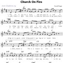 Church on Fire / 성령의 불타는 교회 악보와찬양|.....영어찬양*악보 이미지